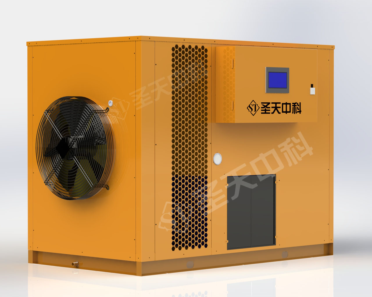 开环7P侧出风整体式烘干机